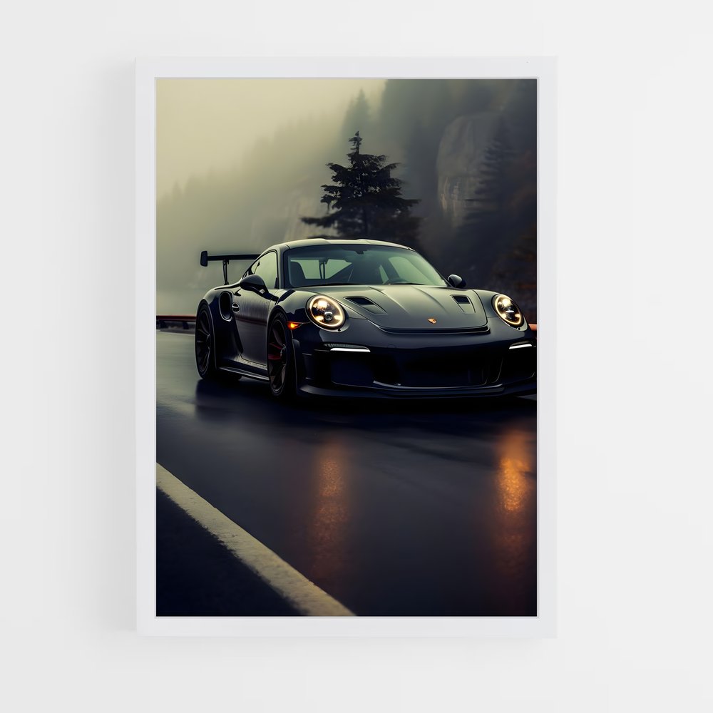 Poster Éblouissant 911 GT2 RS – affiche Porsche (vue 3)